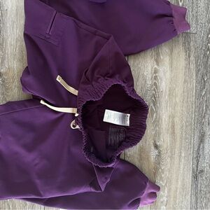 Figs scrubs deep purple set
